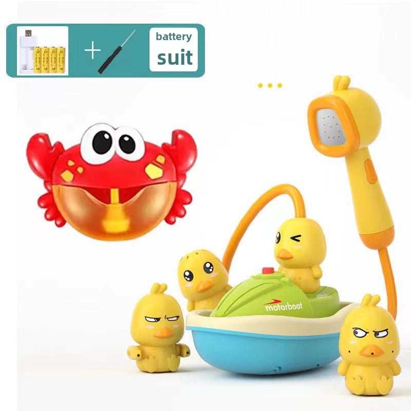 Electric Yellow Duck Bath Toy for Kids | Baby Bath Toys