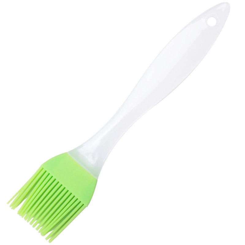 Small Silicone BBQ Oil Brush Non-Lint High Temp Baking Brush with Plastic Handle | Kitchen Tools & Accessories