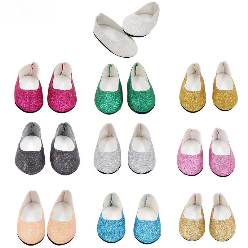 Yiwu Factory Direct 7.5cm Summer Doll Shoes for 18 Inch American Girl Dolls | Doll Accessories