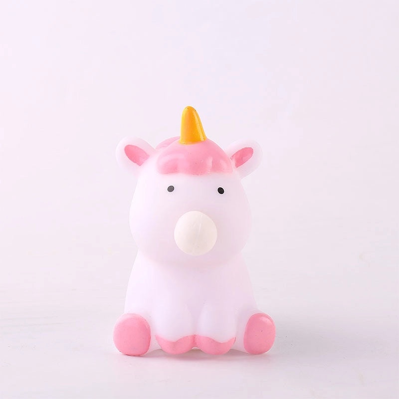 Christmas Stress Relief Squeeze Puff Bubble Toy Cartoon Rebound Doll Vinyl Decompression Fun|Stress Relief Toys