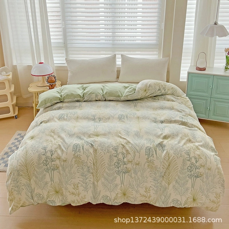 Floral Cotton Knitted Bedding for Couch & Sofa | Home Decor & Bedding