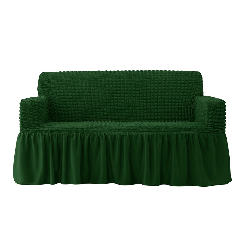 Elastic Full-Cover Sofa Slipcover with Bubble Grid Pattern | Home Decor & Sofa Accessories