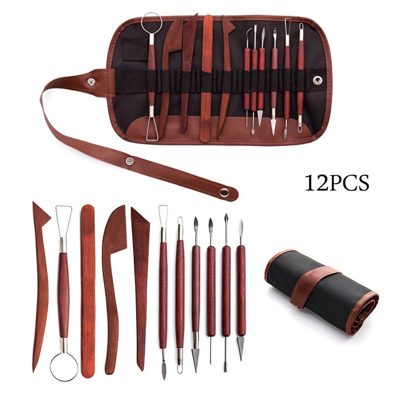 61-piece Ceramic Sculpting Tool Set Multi-specification Clay Carving Supplies for Art DIY|Art Supplies