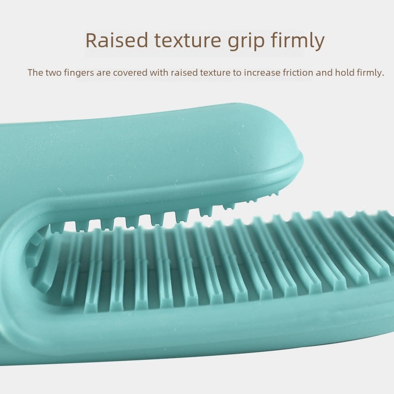 Thickened Silicone Heat-Resistant Gloves with Long Hand Clip for Microwave Oven Bowl Handling|Kitchen & Dining Accessories