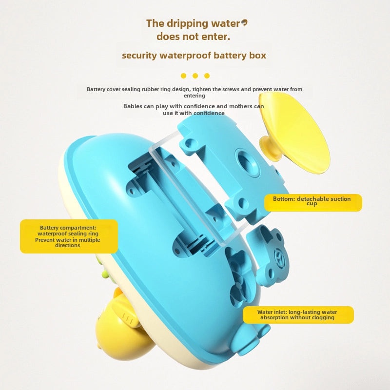 Electric Yellow Duck Bath Toy for Kids | Baby Bath Toys