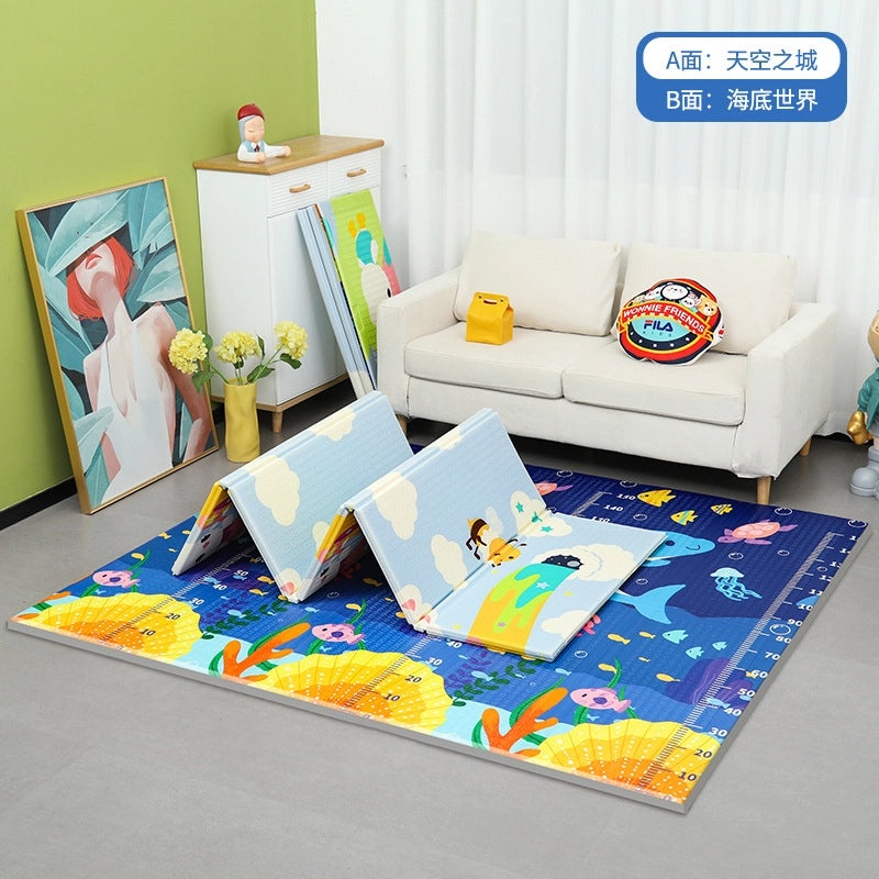 XPE Foldable Baby Crawling Play Mat Thickened Soft Kids Game Mat for Home Use|Baby Play Mats & Activity Gyms