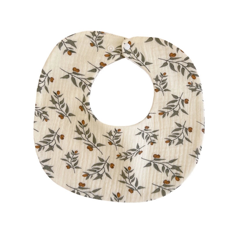 Baby Soft Cotton Gauze Newborn Bib Waterproof Absorbent Scarf for Autumn Winter|Baby & Kids Accessories