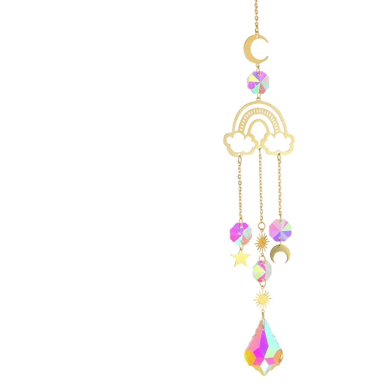 Pastoral Moonwater Droplet Crystal Pendant Charming Artificial Decoration|Jewelry & Accessories
