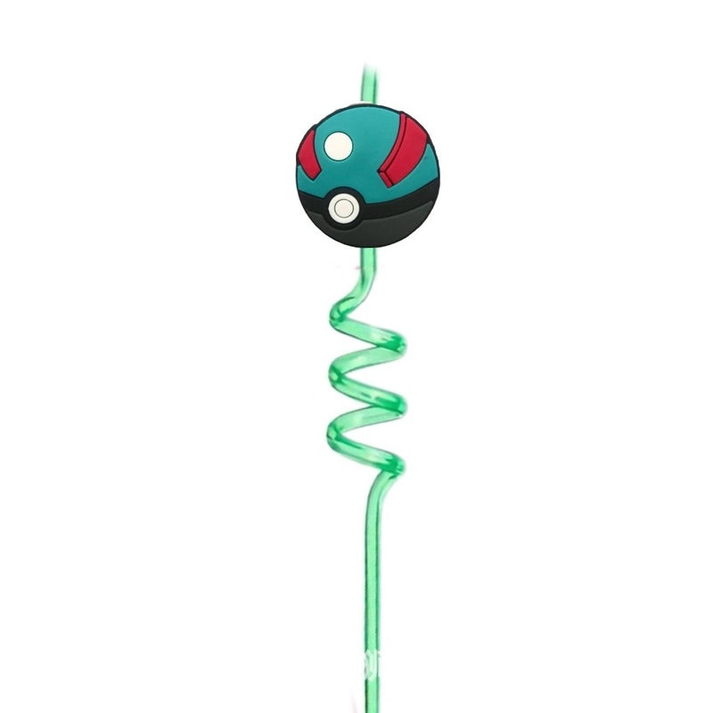 Pokémon Themed Creative Personality Party Decorative Straw|Party Supplies
