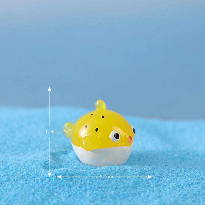 Marine Cartoon Resin Crab Shell and Whale Ornaments|Home Decor Accessories