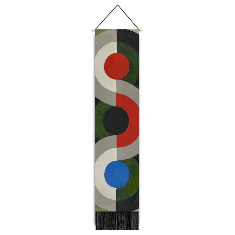 Nordic Cotton Linen Tapestry Wall Hanging, Printed Minimalist Wall Decor|Home Decor