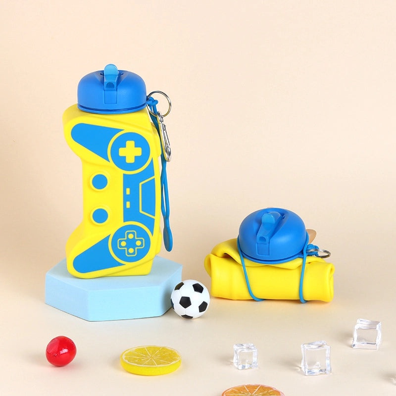 Stylish Multicolor Silicone Water Bottle for Everyday Use 1 Piece | Drinkware & Bottles