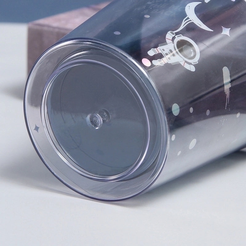 Cartoon Style Plastic Water Bottle for Everyday Use | Drinkware & Bottles