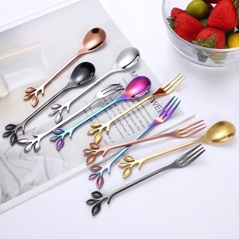 Elegant Floral Stainless Steel Spoon | Kitchen Utensils