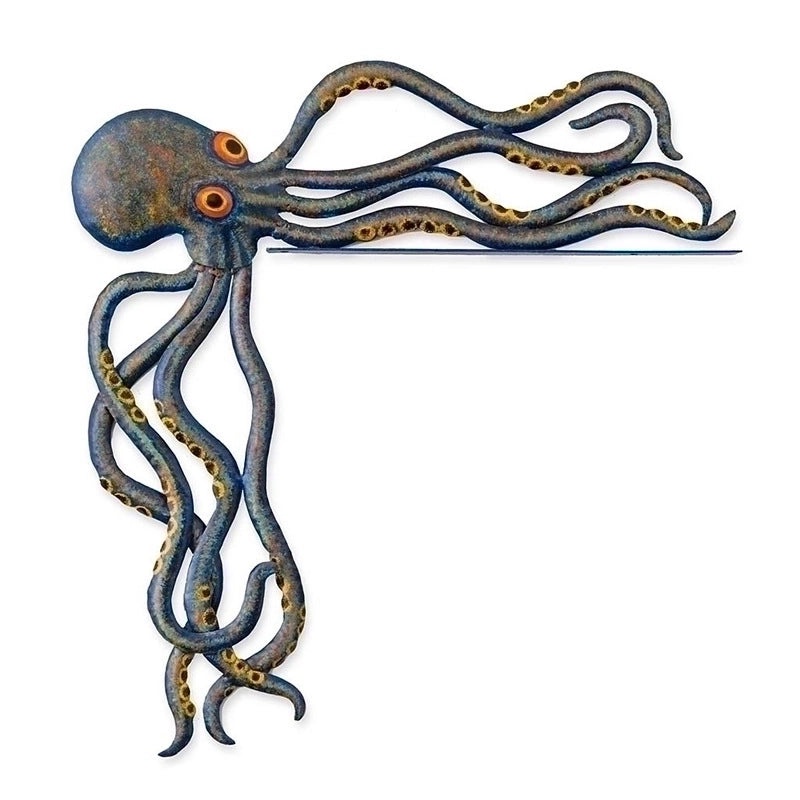 Elephant and Octopus Resin Figurines | Modern Minimalist Home Decor | Animal Sculpture | Living Room Accent Pieces | Decorative Art Objects | Hom