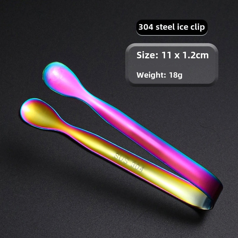 304 Stainless Steel Ice Tongs Thickened Metal Sugar Clip for Ice Blocks and Ice Grains|Kitchen Utensils & Tools