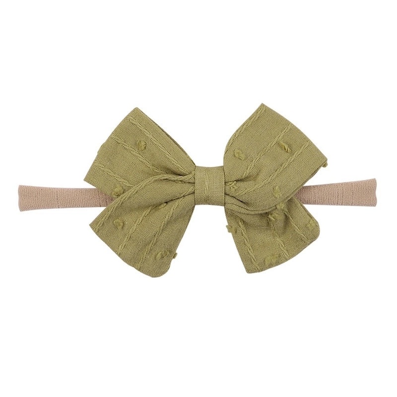 Kids Soft Nylon Bow Headband Candy Colors|Children's Hair Accessories