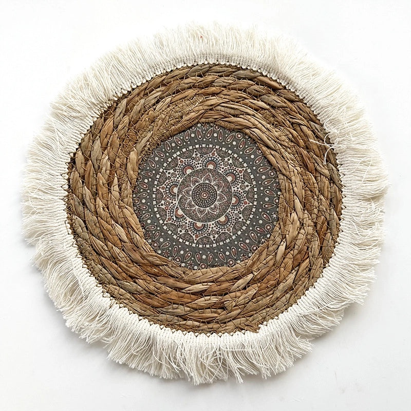 Ethnic Straw Wall Hanging Moroccan Style Home Decor Sofa Bedside Accent|Home Decor
