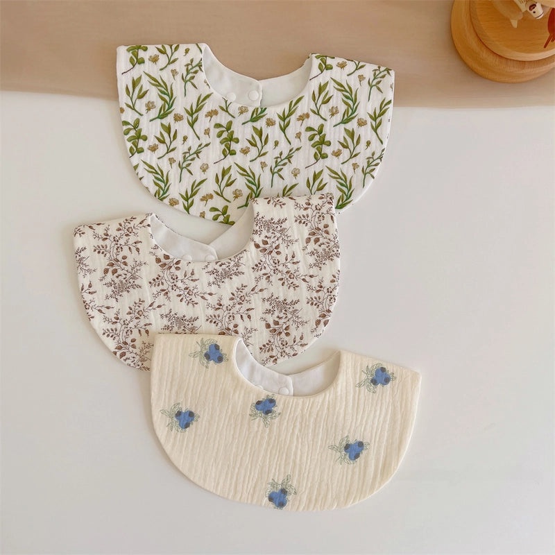 Baby Soft Cotton Gauze Newborn Bib Waterproof Absorbent Scarf for Autumn Winter|Baby & Kids Accessories