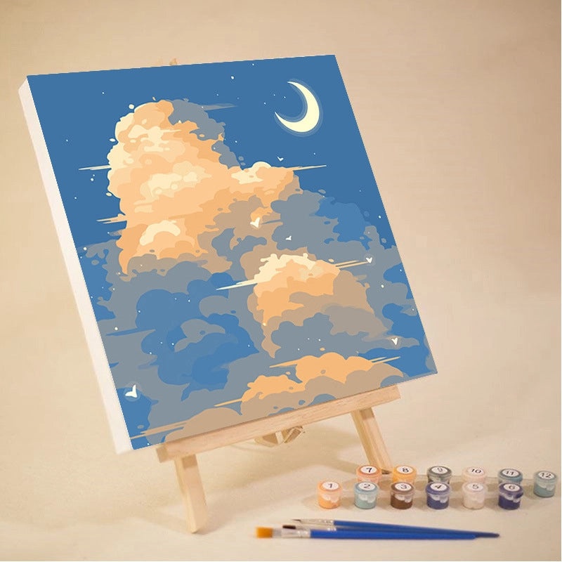 10-12 Color High Quality Pigment Set for DIY Digital Oil Painting Landscape | Painting Supplies