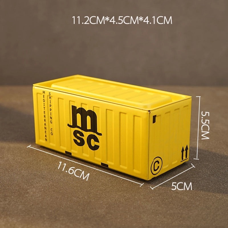 Minimalist Classic Letter Metal Container Decorative Artificial Ornaments|Home Decor