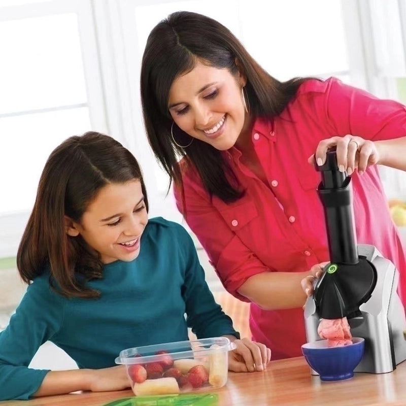 Stainless Steel Ice Cream Machine in Solid Pastoral Color | Kitchen Appliances