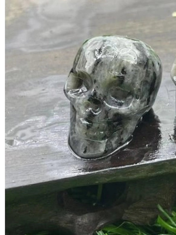 Halloween Punk Skull Natural Stone Decor|Jewelry & Accessories