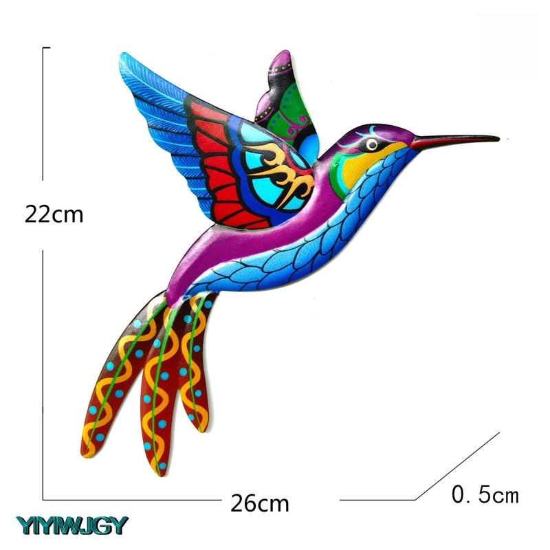 Large Iron Hummingbird Pendant Decorative Home Ornament Metal Craft Hardware|Home Decor & Accessories