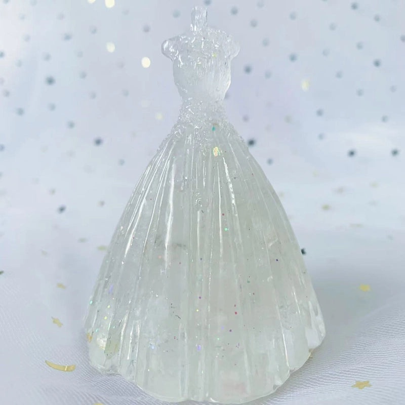 Minimalist Geometric Resin Crystal Ornaments Elegant Romantic Artificial Home Decor|Home Decor