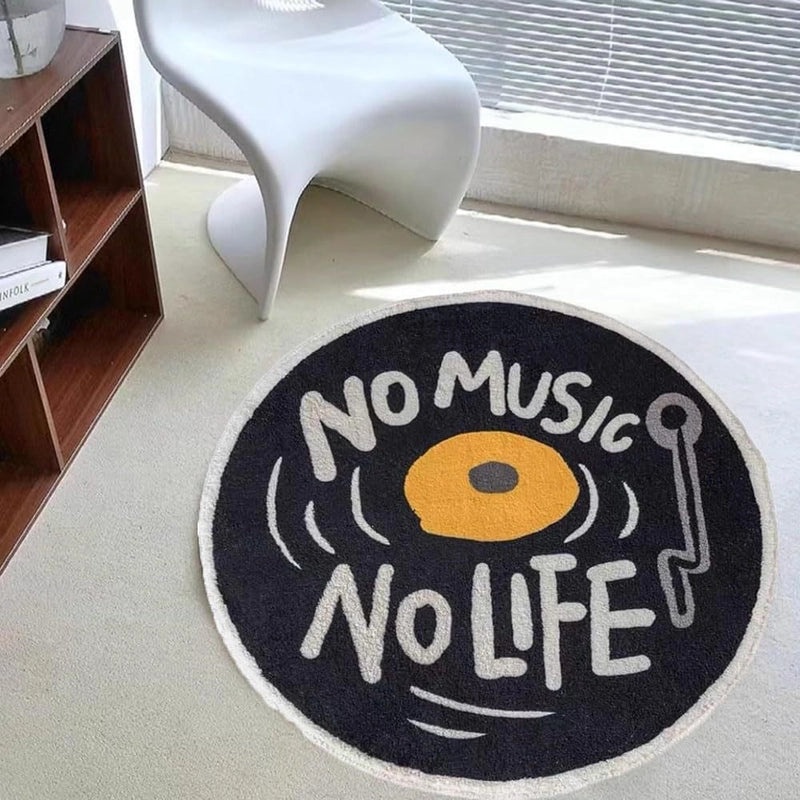 Elegant Heart-Shaped Pastoral Letter Casual Bath Mat Imitation Cashmere Soft Carpet|Home & Living Bath Rugs