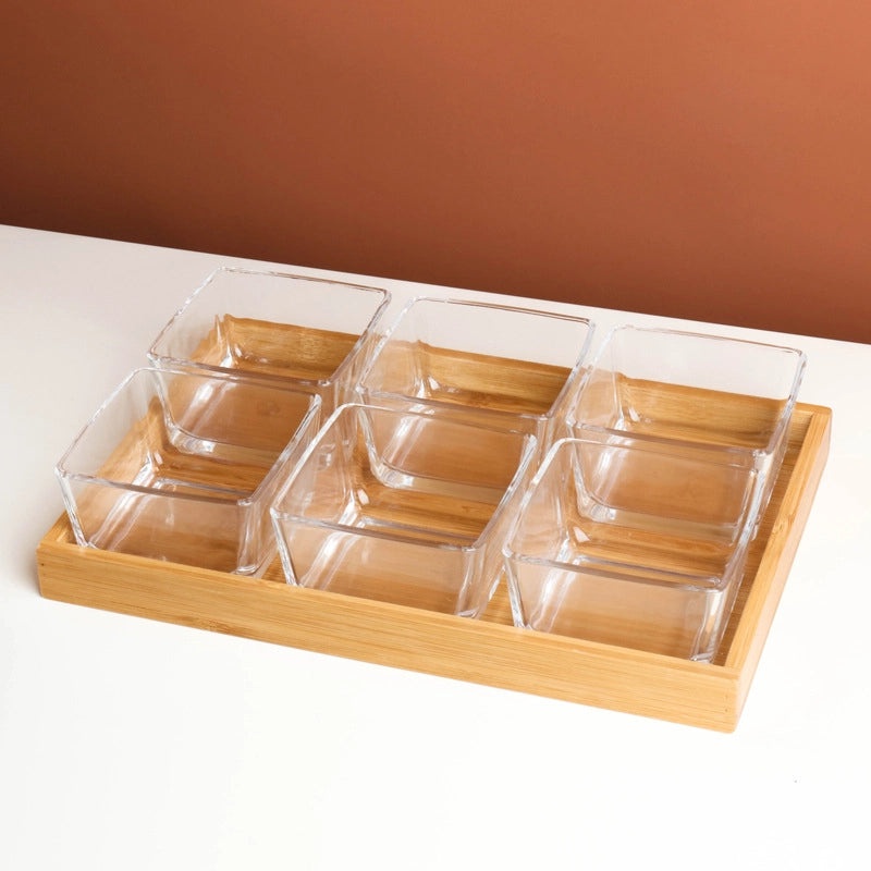 Solid Color Glass Fruit Plate for Casual Preppy Style | Home Decor Tableware