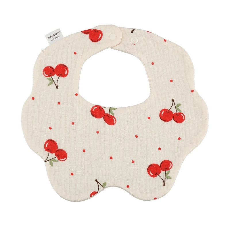 Adorable Animal Cherry Blossom Cotton Baby Burp Cloths Soft Infant Accessories|Baby Essentials