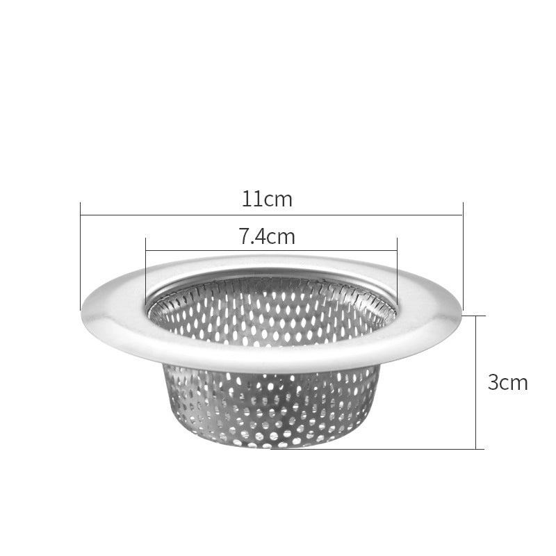 Stainless Steel Kitchen Sink Drain Strainer Net 304 Filter Garbage Catcher Funnel|Kitchen Accessories