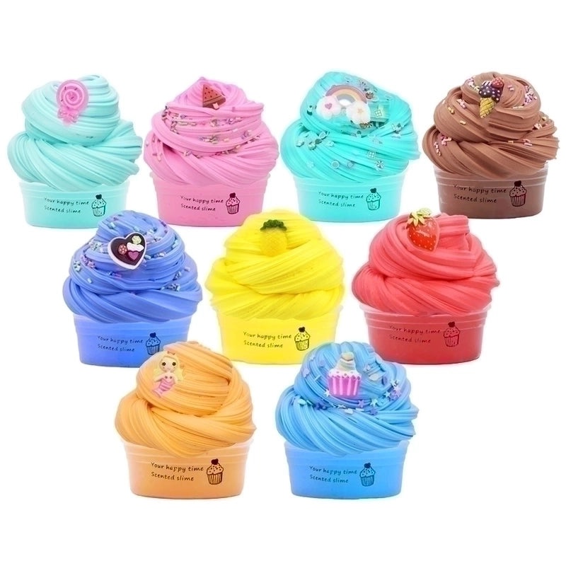 10 Pcs Ice Cream Themed Fidget Toys Cotton Mud Set|Sensory Toys & Stress Relief