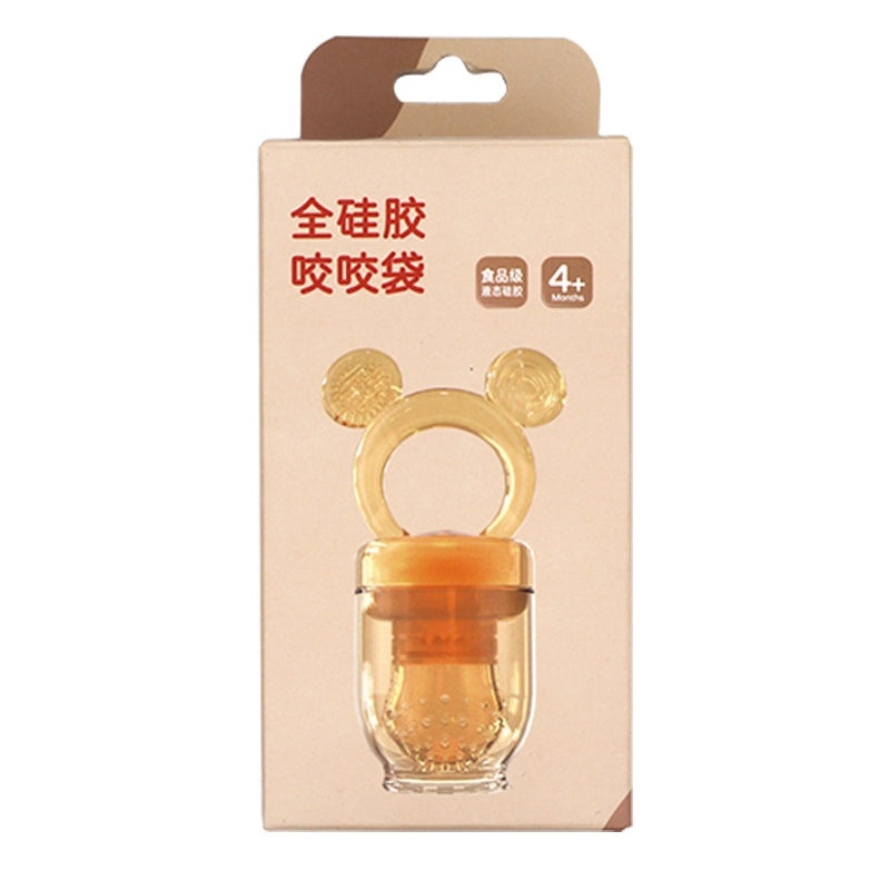 Silicone Baby Teether Pacifier with Fruit Music Feeding Soft Safe Infant Toy|Baby Teethers & Pacifiers