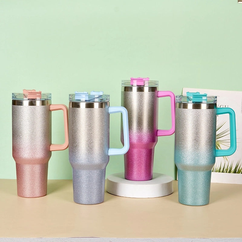 Solid Color 304/201 Stainless Steel Thermos Cup - Durable Casual Insulated Drinkware|Drinkware & Thermoses