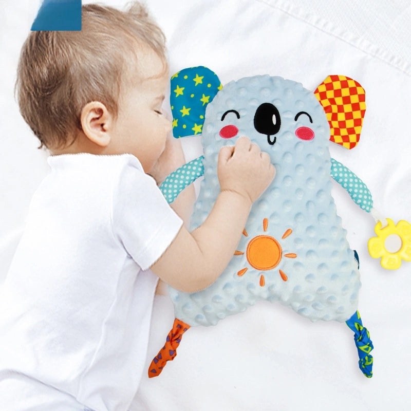 Aipinqi Baby Soothing Animal Doll Soft Gauze Beanie Velvet Comforter | Baby Comfort Toys