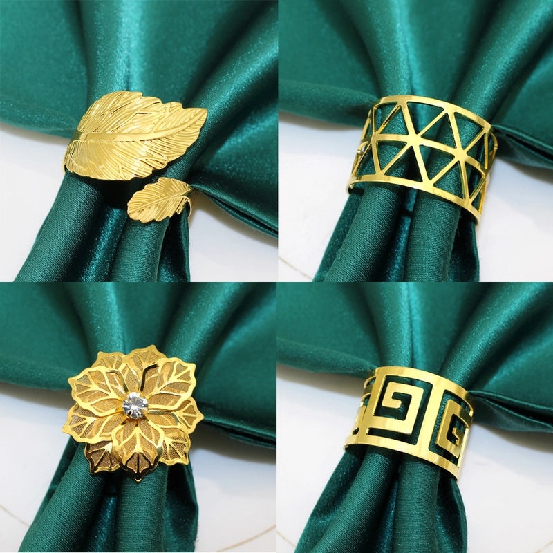 Stylish Geometric Metal Napkin Holder Single Piece|Home Decor & Kitchen Accessories