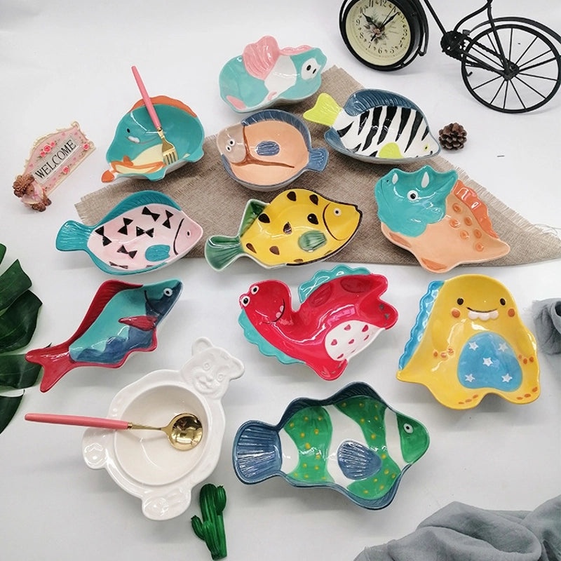 Adorable Cartoon Porcelain Tableware Single Piece|Home & Kitchen>Dinnerware & Serveware>Tableware