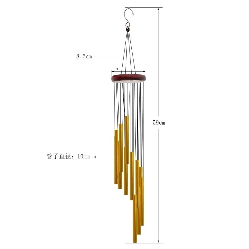 Rustic Irregular Metal Wind Chime Decorative Ornament|Home Decor Wind Chimes