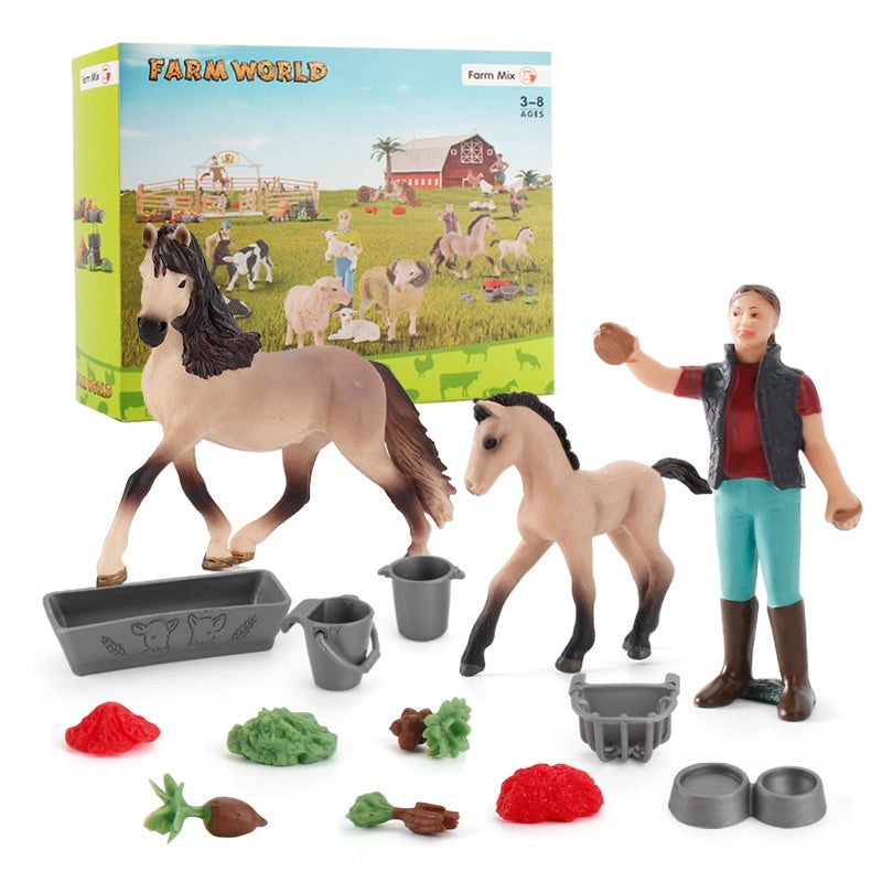 Mini Farm Animal Models Set|Home Decor & Miniatures