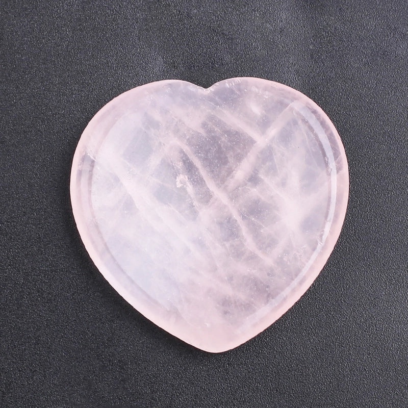 Retro Minimalist Heart Shaped Jade Stone Gem N2683-Y09 | Jewelry & Accessories