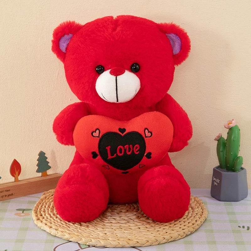 Cute Cartoon Love Bear Plush Doll Soft Rag Toy for Kids Gift|Toys & Games