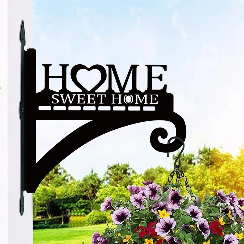 Metal Bird Cage Wall Hook for Hanging Plants and Baskets | Garden & Outdoor Decor