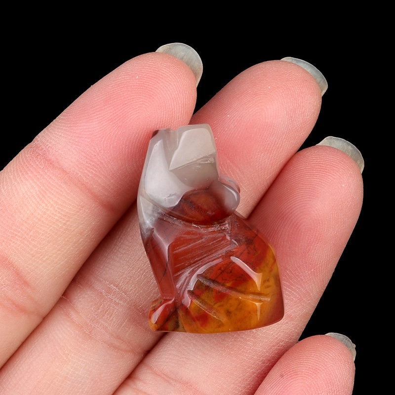 Minimalist Natural Agate Stone Animal Figurines Crystal Home Decor|Home Decor & Accessories