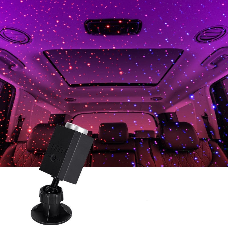 Car Star Laser Light USB Atmosphere Projector for Car Indoor Outdoor|Car Accessories Lighting