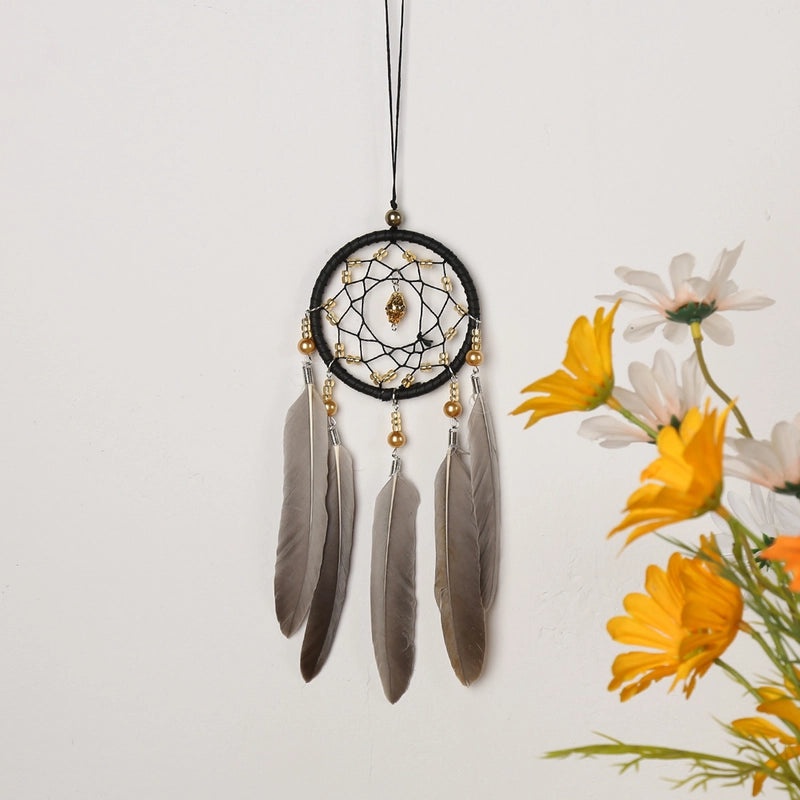 Bohemian Feather Dreamcatcher Pendant for Bag Keychain Car and Home Decor|Home Decor Accessories