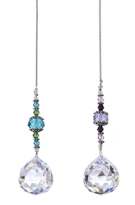 Geometric Crystal Suncatcher Wind Chime | Home Decor