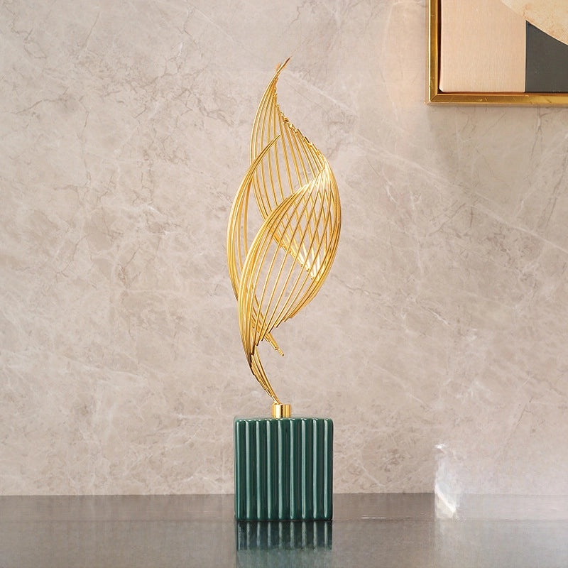 Smooth Sailing Wine Cabinet Decor Set Light Luxury Modern Style High-End Living Room TV Cabinet Office Ornament|Home Decor