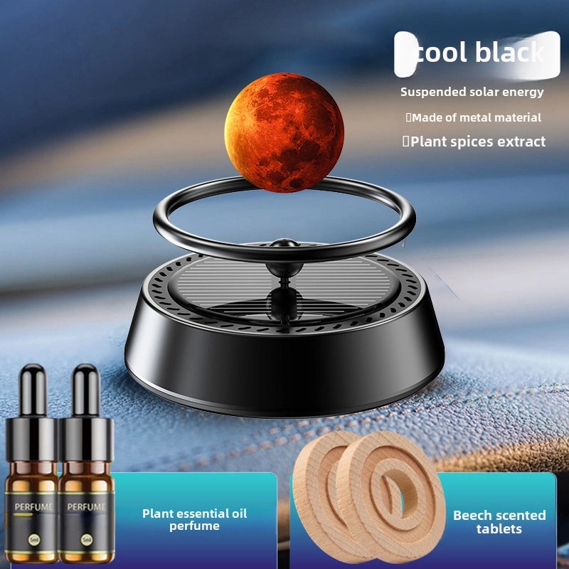 Solar Powered Car Air Freshener Hanging Ornament Long-Lasting Fragrance Odor Eliminator|Car Accessories